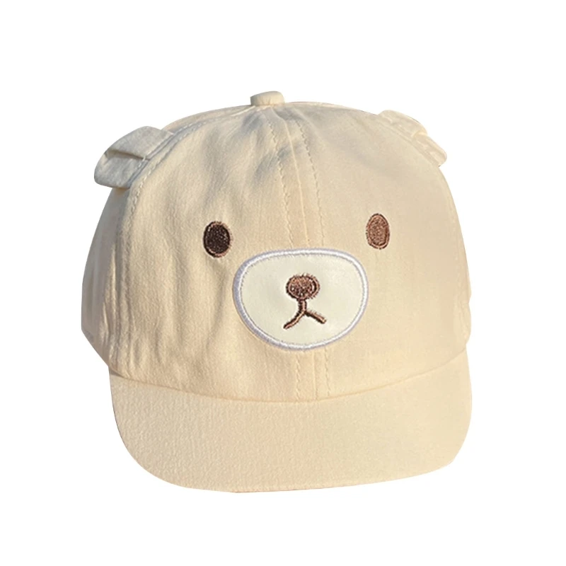 

Y55B Cute Striped Infant Toddler Hat Baby Baseball Caps for Boys Girls Spring Summer