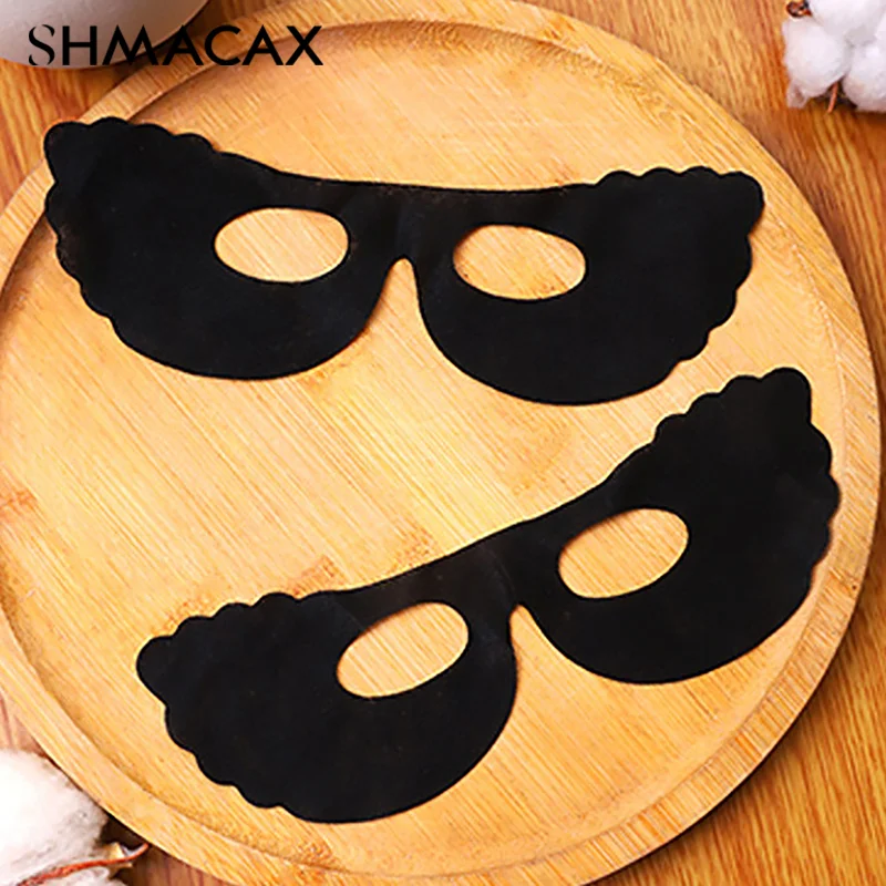 Маска для глаз одноразовая из бамбукового угля 100 шт.