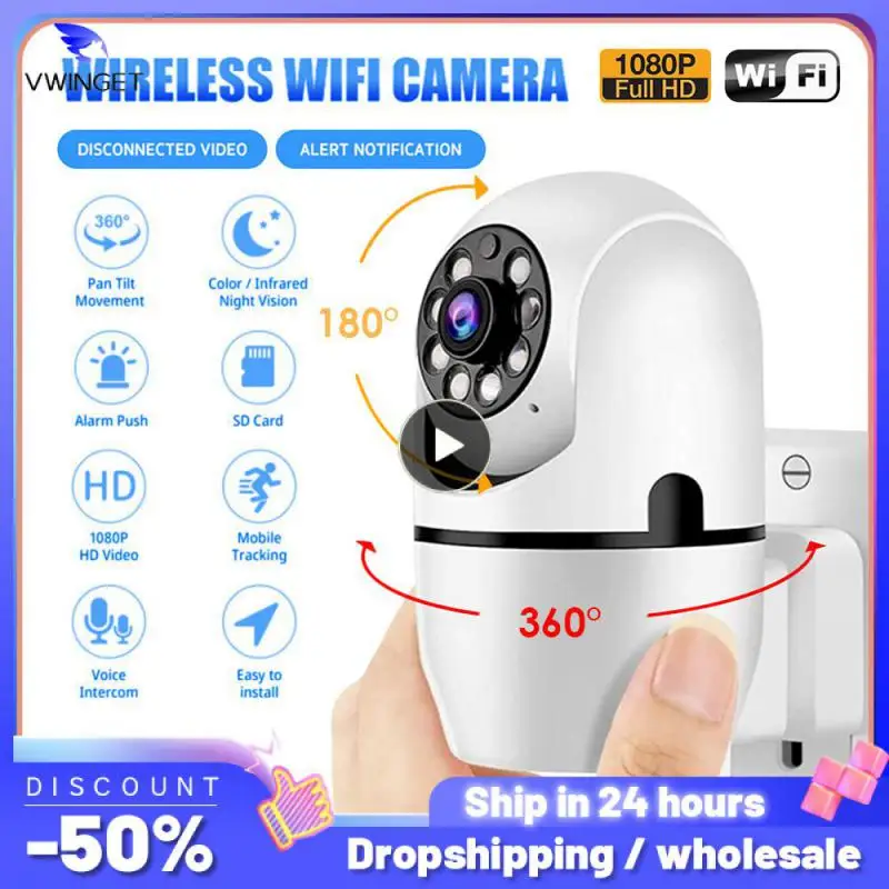 

1~8PCS H.264 Dual Stream Wireless Camera 360 Degree Rotary 1/3 Inch Cmos Garage Camera 1080p Home Surveillance Camera