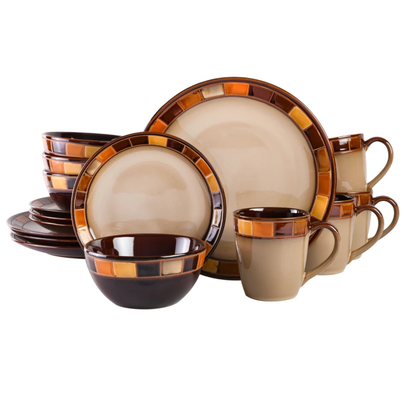 

Camping Dinnerware Casa Estebana 16-Piece Dinnerware Set