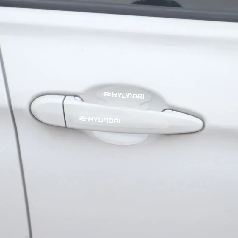 

8Pcs Car Door Handle Anti Scratches Transparent Protection Stickers For Hyundai I20 I30 IX20 IX35 Tucson Solaris Accent Elantra