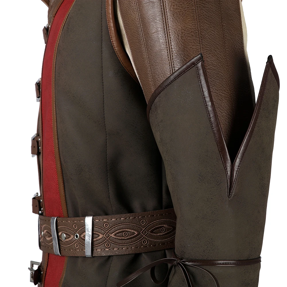 Новый костюм для косплея игры BG3 Wyll бальдура с пальто рубашкой брюками воротами