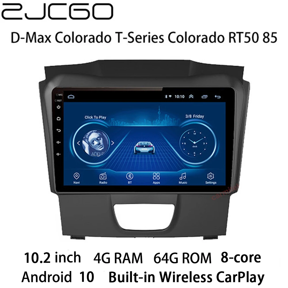 Мультимедийный плеер ZJCGO стерео GPS радио навигация Android 10 экран для Isuzu D-Max