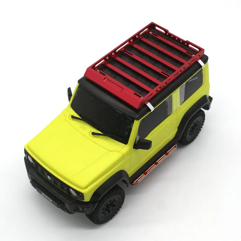 Фото Модель Xiaomi 1/16 Jimny, запчасти для модификации и модернизации автомобиля с дистанционным управлением, аксессуары из алюминиевого сплава, багажная стойка, лестница №3