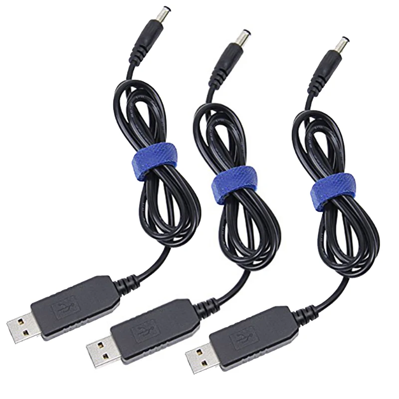 

USB-кабель для преобразования постоянного тока, 5 В, повышающий кабель напряжения, 5,5x2,1 мм, штекер постоянного тока, 1 м, новинка