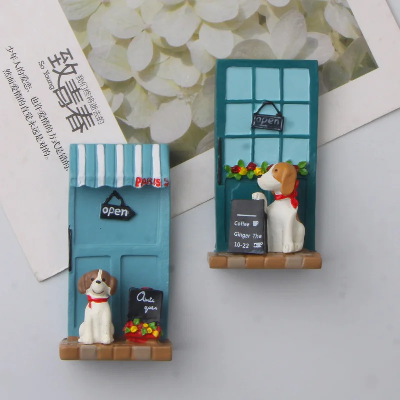 Милые магниты на холодильник в Корейском стиле для собак свадебные подарки