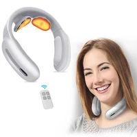 wireless heat best portable massager neck kneading pulse mini u shape intelligent smart electric neck massager