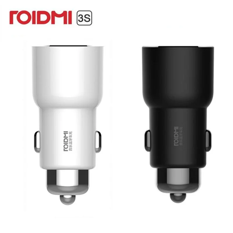 ROIDMI 3S Bluetooth 5V 3.4A Car Charger Music Player FM Smart APP for iPhone and Android Smart Control MP3 Player new