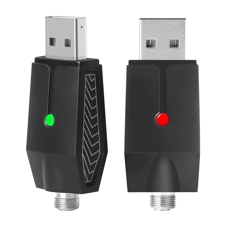

2Pcs High Quality USB Charger Power Adapter with Overcharge Protection Indicator