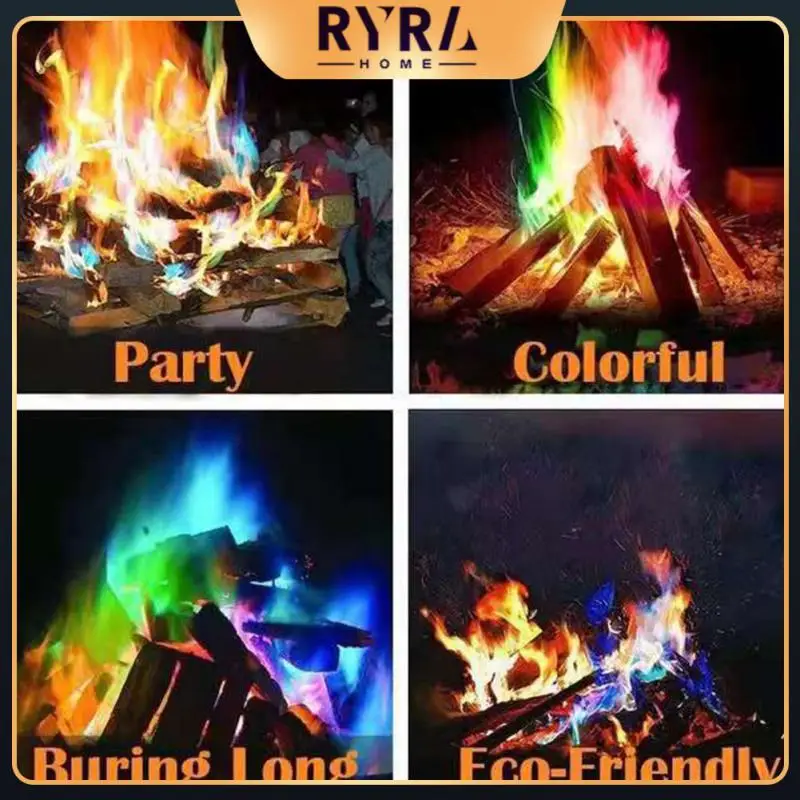

Colorful Flame Powder Durable Multispecification Multicolor Flame Powder Indoor And Outdoor Use Convenient Flame Colored Powder
