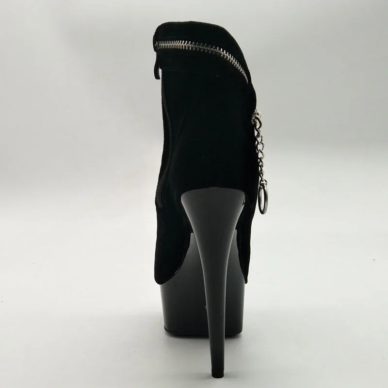 Женские замшевые ботильоны на платформе 15 см/6 дюймов шпильке с внутренней