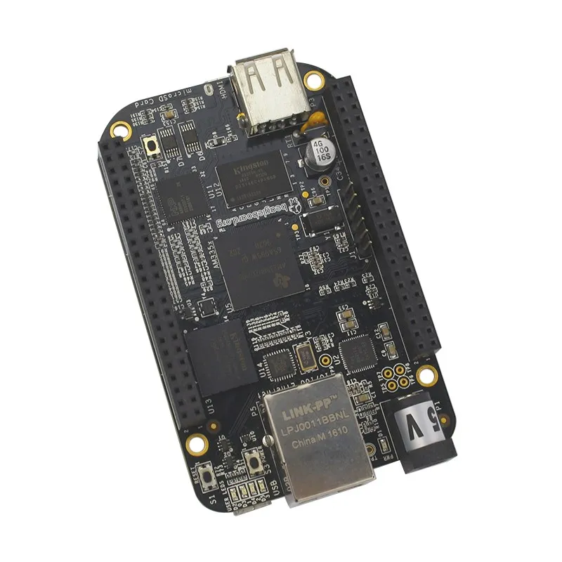 

BeagleBone Black Development BB-Black Rev.C AM335x Cortex-A8 4GB eMMC Flash 512MB Memory Capacity