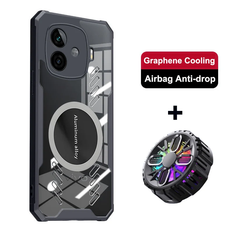 Для Vivo Y200 GT 5G Графеновый чехол с вентиляционным отверстием для Y200GT Дышащий +