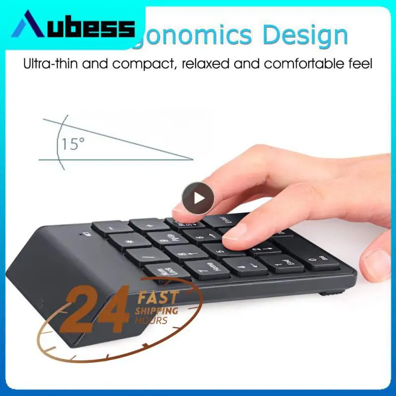 Мини-клавиатура RYRA беспроводная, 2,4 ГГц, 18 клавиш, 1-5 шт.