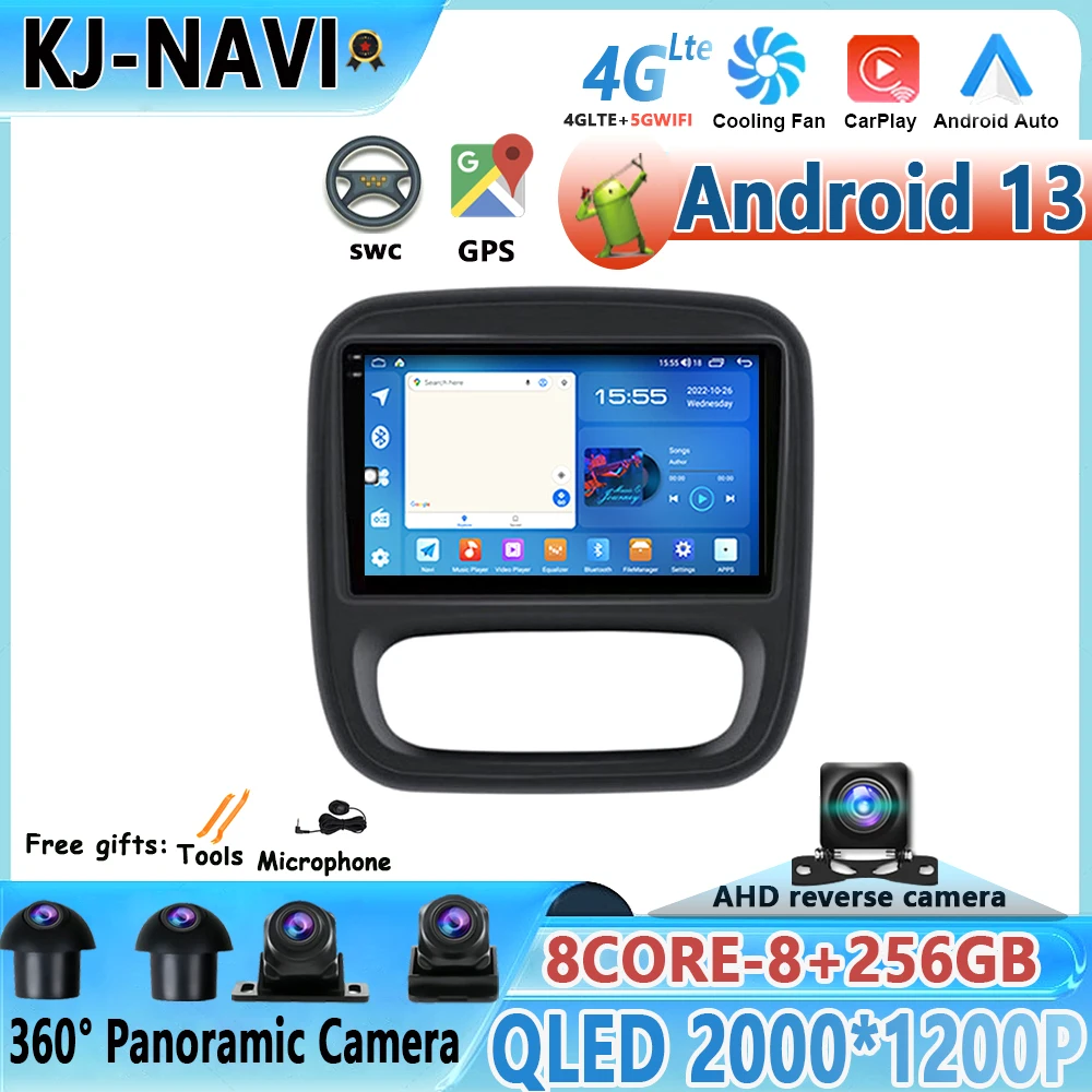 Autoradio Android 13, Navigation, Limitation Intelligente, Lecteur
