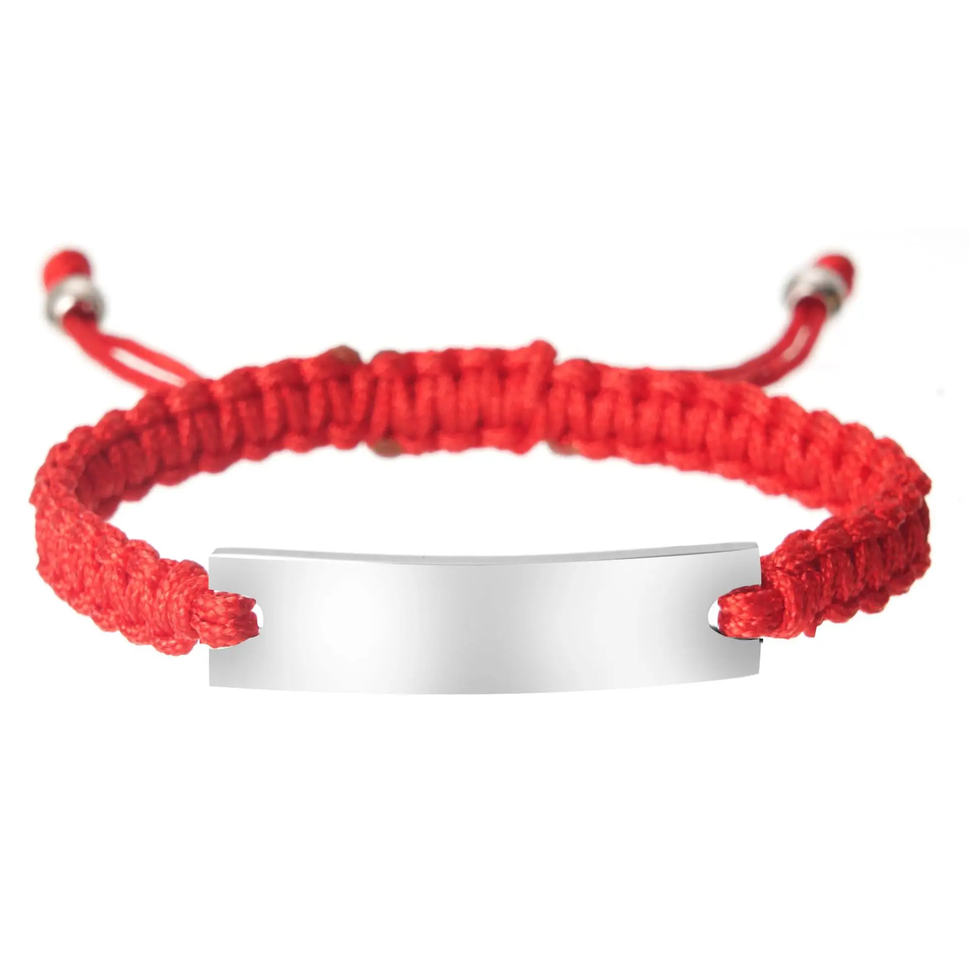 Браслет плетеный из нержавеющей стали для мужчин и женщин универсальный