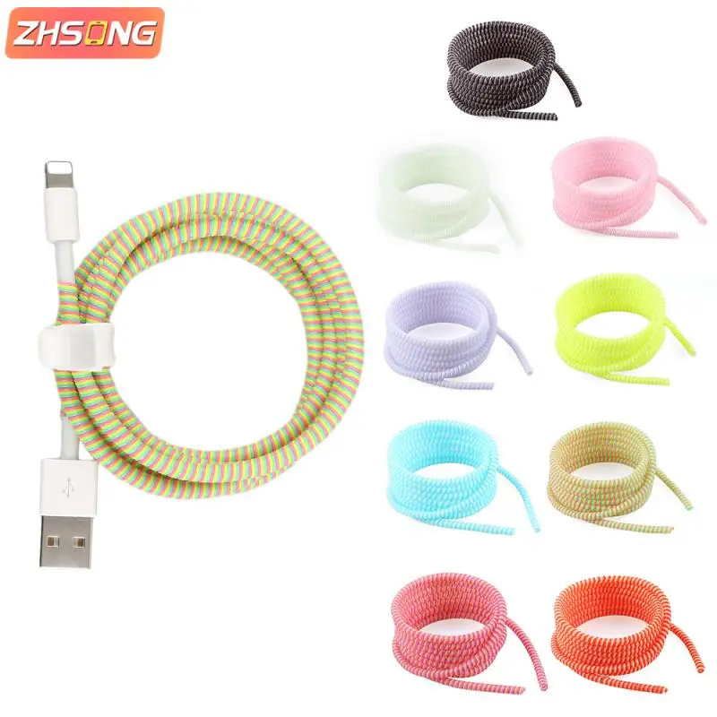 

Протектор кабеля ZHSONG 1,4 м для USB-кабеля для зарядки и передачи данных, защита провода, защита кабеля для передачи данных