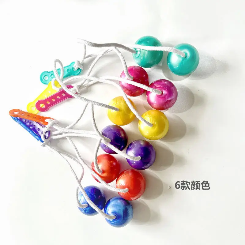 

Pro-Clackers Ball Lato-Lato Toys Clack Ball Children Toys Shake Impact Ball Tek-Tek Latto Toy Lights Ball With Lights Snap gifts