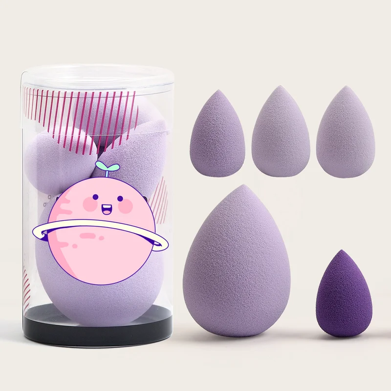 

4/5PCS Mini Makeup Sponge Wet Become Bigger BB Cream Cosmetic Puff Foundation Concealer Powder Puff Beauty Make up Tool