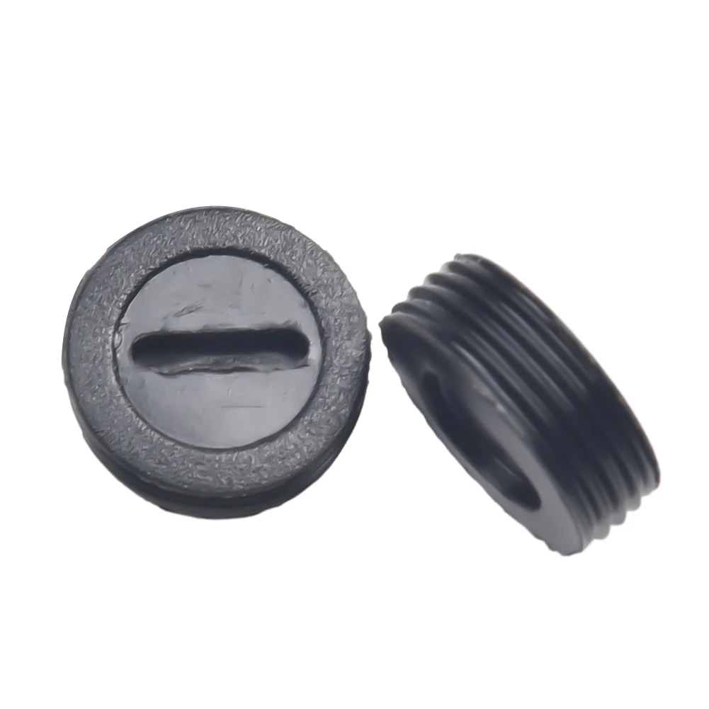 

With Brush Holder Carbon Brush Cover 2 Set Accessories Black Carbon Brush Cap Hoder Power Tool Parts Brand New