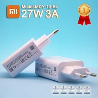 original xiaomi fast charger 27w eu qc4 0 turbo quick charging adapter type c cable for 9 8 se 9tpro redmi note 7 8 9 k20 pro