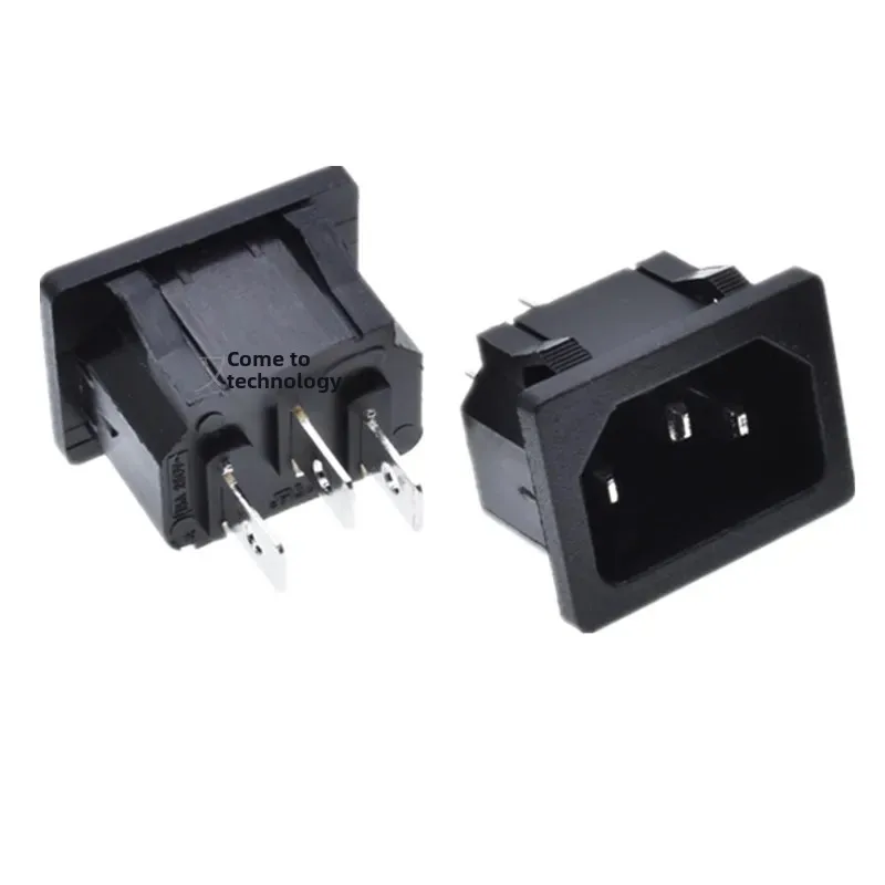 Высокоточная вилка переменного тока 15 А 250 В C14 большая печатная проводка