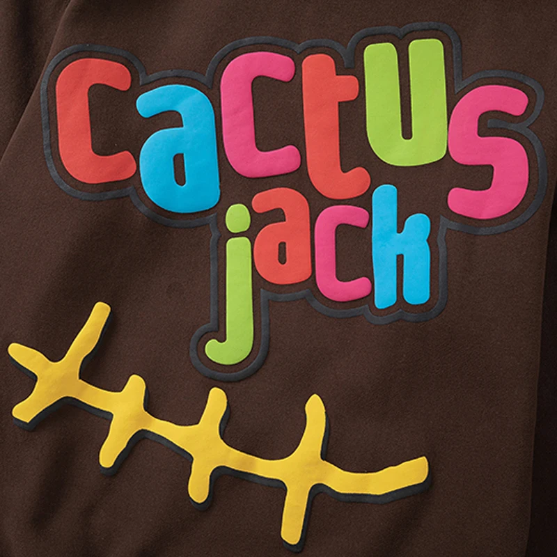 Флисовая толстовка с разноцветным узором и принтом кактуса Джека повседневная