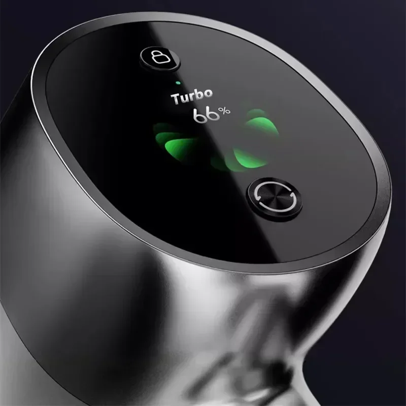 Оригинальный беспроводной пылесос Dreame V12S зеленый свет демонстрирующий пыль/185AW