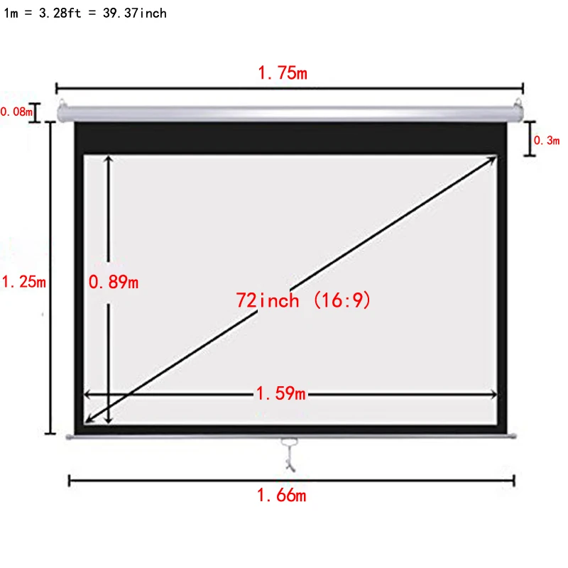 100 экран для проектора 16x9-100 16. Экран для проектора 120 дюймов. Экран для проектора 120 дюймов размеры. 80 дюймов в см экран проектора. Диагональ 100 дюймов размеры.