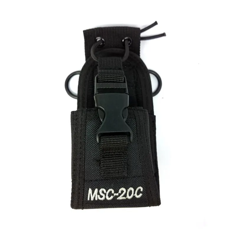 

Radio Nylon Bag Walkie Talkie Pouch 1pcs Black MSC-20C Safe And Practical