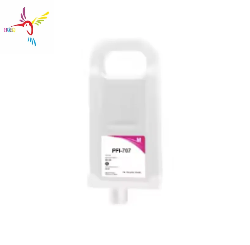 Многоразовый картридж PFI 707 для принтера Canon IPF 830 840 850 700 мл 5 цветов/набор