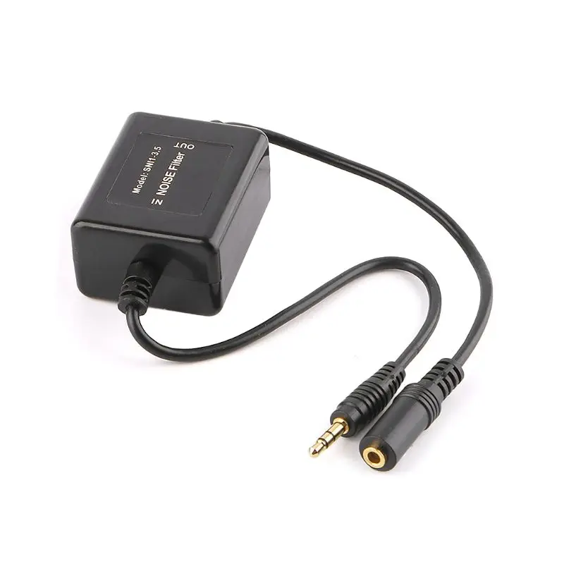 

3.5mm Car Aux Noise Filter Ground Loop Isolator Eliminate Electrical Noise