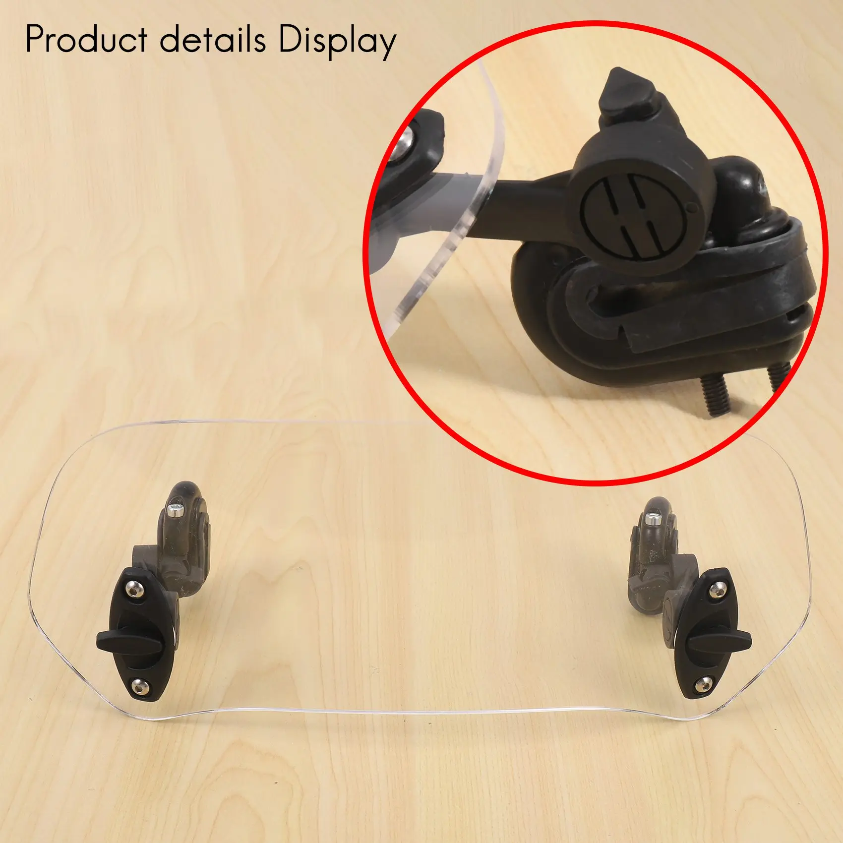 Удлинитель лобового стекла мотоцикла-Универсальный Регулируемый удлинитель с