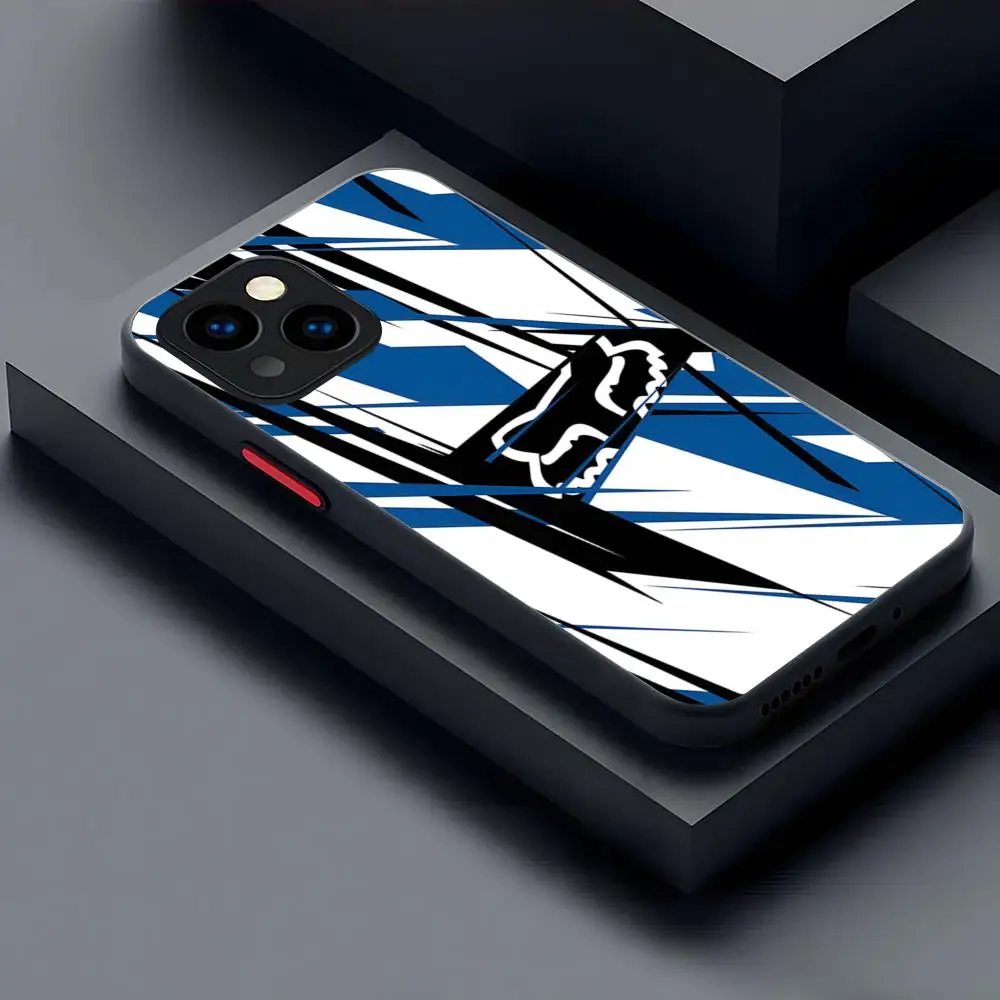 Cool Racing F-FOXES Phone Case Matte Transparent For 16 15 IPhone 12 11 13 Pro Max X XR XS 8 SE Mini Plus Back Cover (art.: 3920caaa2ffc6) - 3920caaa2ffc6