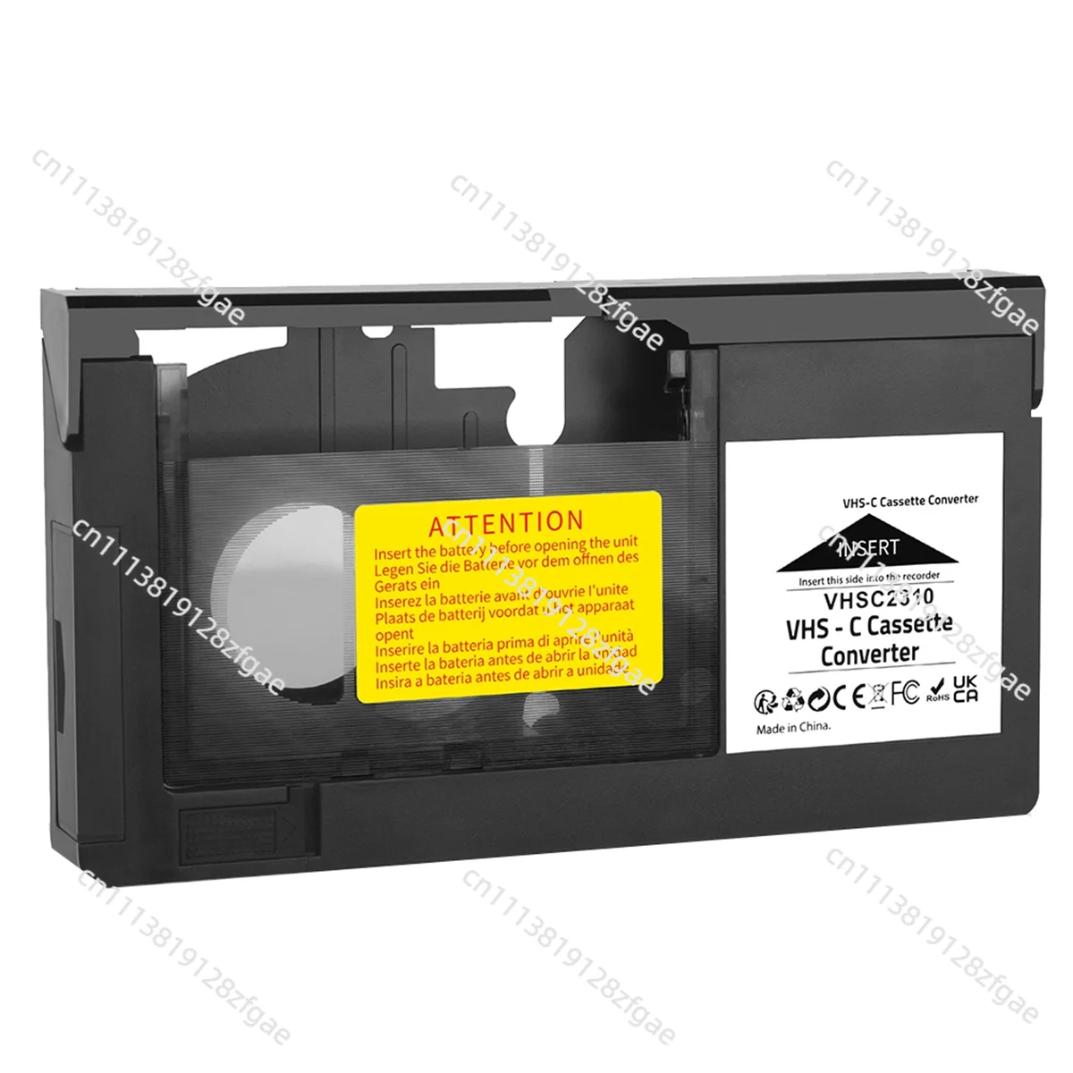 Фото Адаптер для видеокассет VHS в VHS-C, конвертер для кассет 1/2 дюйма, не совместим с MiniDV Hi8 №3