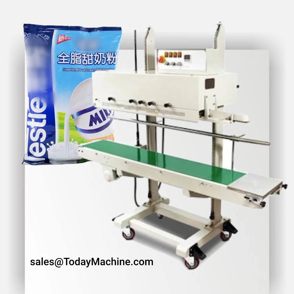 

Packing Stand Ink Printing Continuous Plastic Band Bag Sealing Machine Bags Pouch Sealer FRB