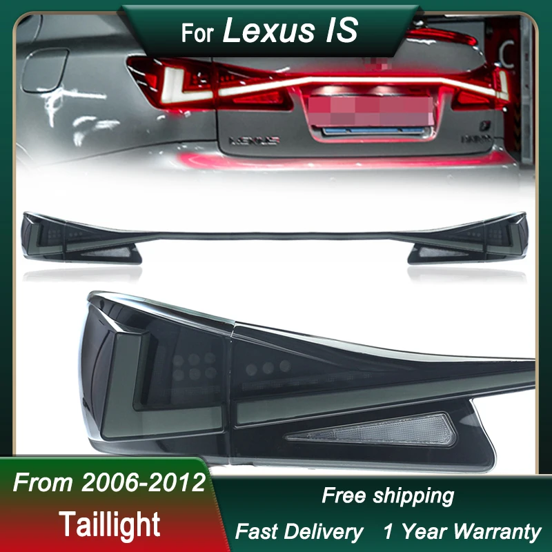Автомобильные сквозные задние фонари для Lexus IS IS250 IS300 2006-2012 новые полностью