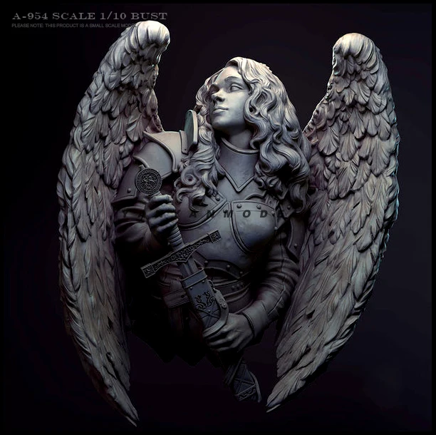 

1/10 Resin model kits figure beauty colorless and self-assembled A-954