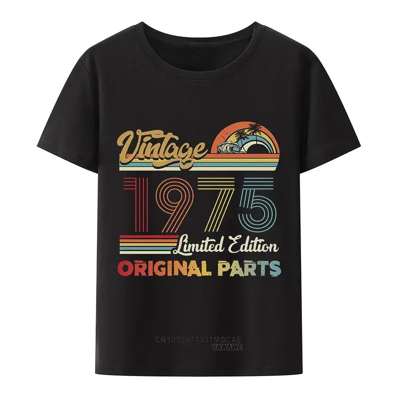 

Футболка Y2k мужская с круглым вырезом, классический винтажный принт, модный топ с оригинальными деталями, подарок на день рождения, от 1960 до 1982