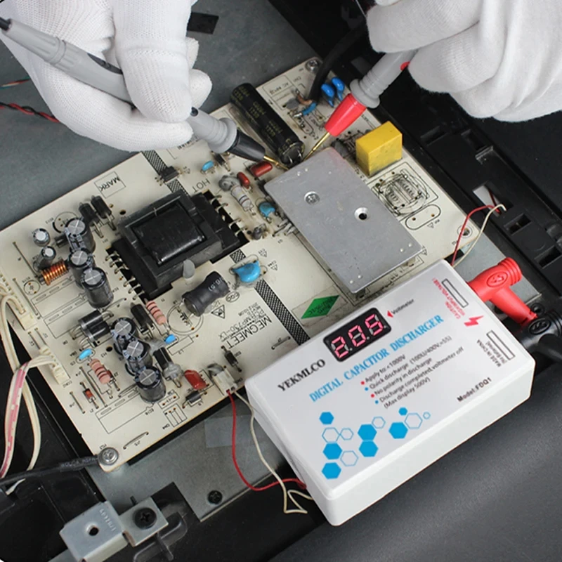 1000 в конденсатор разрядка Интеллектуальный разрядный инструмент переменный и