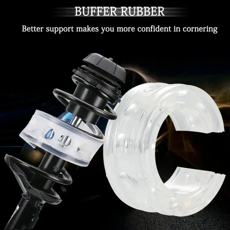 

2pcs Cars Goods Buffer Car Shock Absorber Spring Bumper Power Auto-buffers Suspension Spring Compressor Cushion Urethane