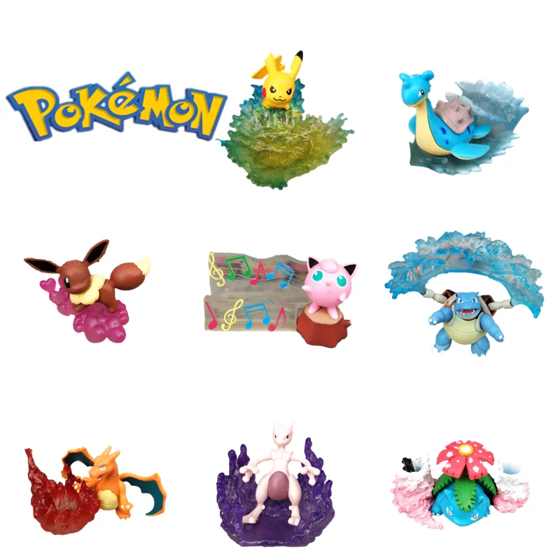 

Покемон, фигурка из фильма, персонаж аниме, Пикачу, Огненный Дракон, коллекция косплея, экшн-модель питомца, игрушка в подарок
