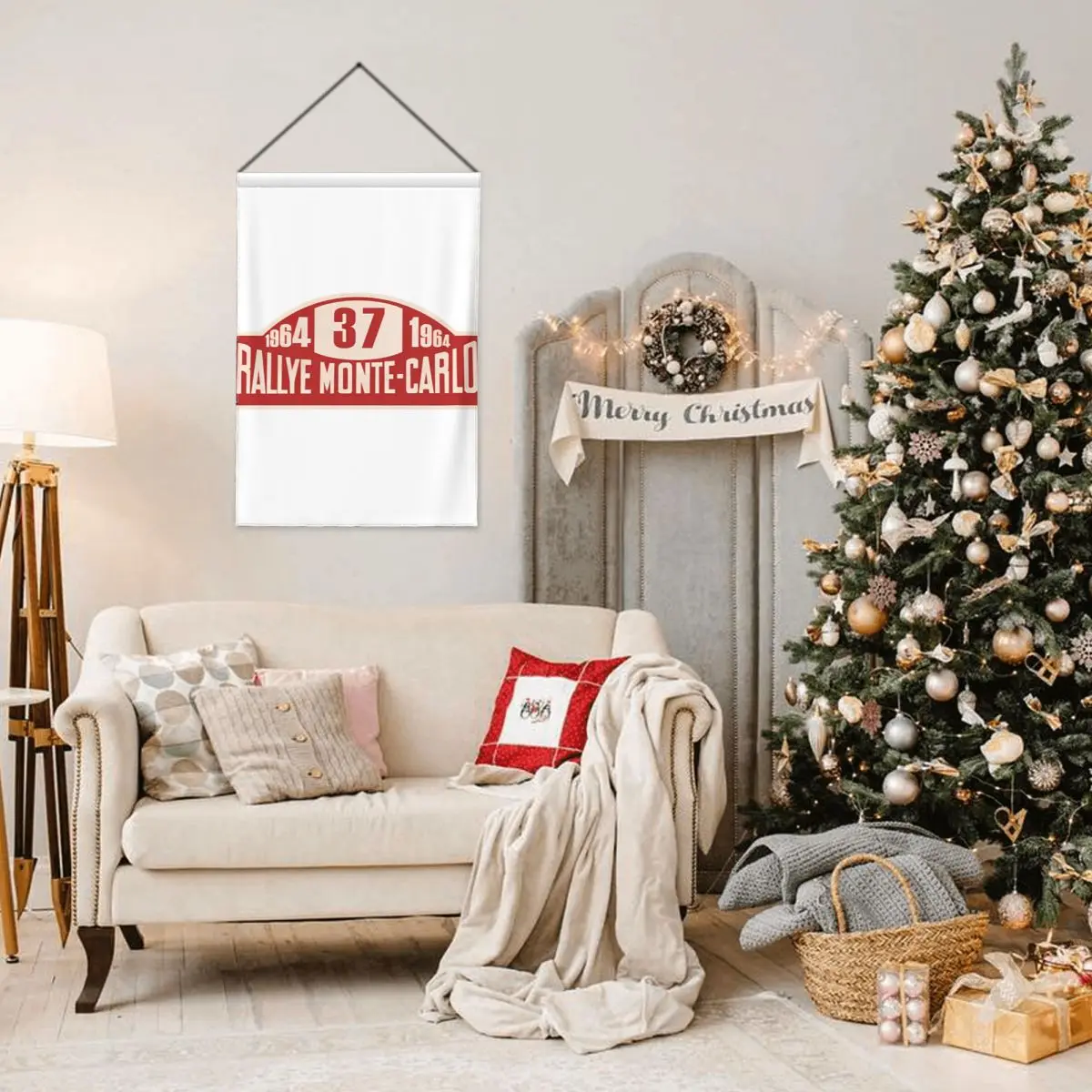 1964 флаг Монте-Карло ралли Марк Роган прозрачное украшение для сада с