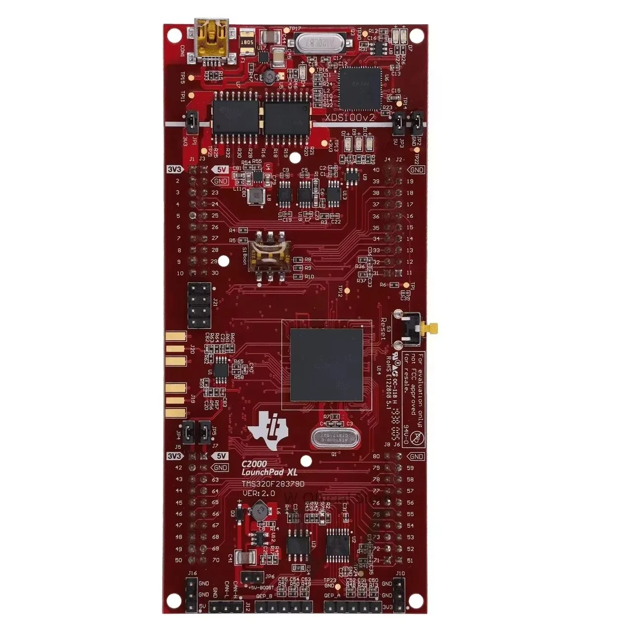 Фото Отладочная плата BoMaSLaunchxl-f28379d (Launchpad) для микроконтроллеров C2000 Delfino №4
