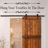 hand your troubles at the door wall sticker and door decal children gift