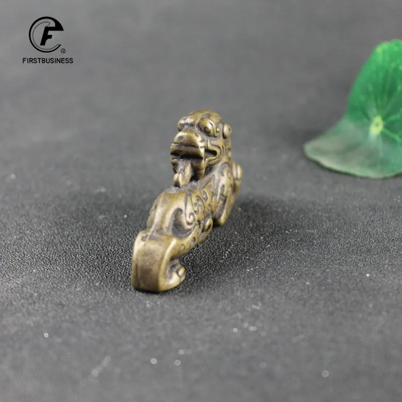 Винтажные китайские фигурки мифологических животных на удачу Pixiu миниатюры