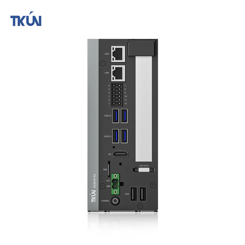 Фото XC9016-A2 J6412 Win10 IPC 4G RAM 128G SSD DC9-36V Вход Широкое напряжение Поддержка Прочный корпус №1