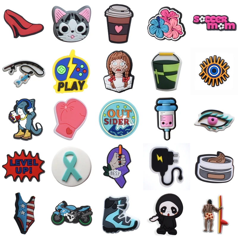 

Shoe Charms Decorations for Crocs Set Jeans Girl Gifts Para Pins Shoes Accessories Women Charm Kids Boy Packs Men Wholesale Bulk