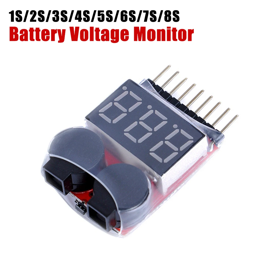 Дисплей напряжения RC BX100 1S-8S 7 4 V 11 1 Измеритель Тестер батарея Lipo монитор для