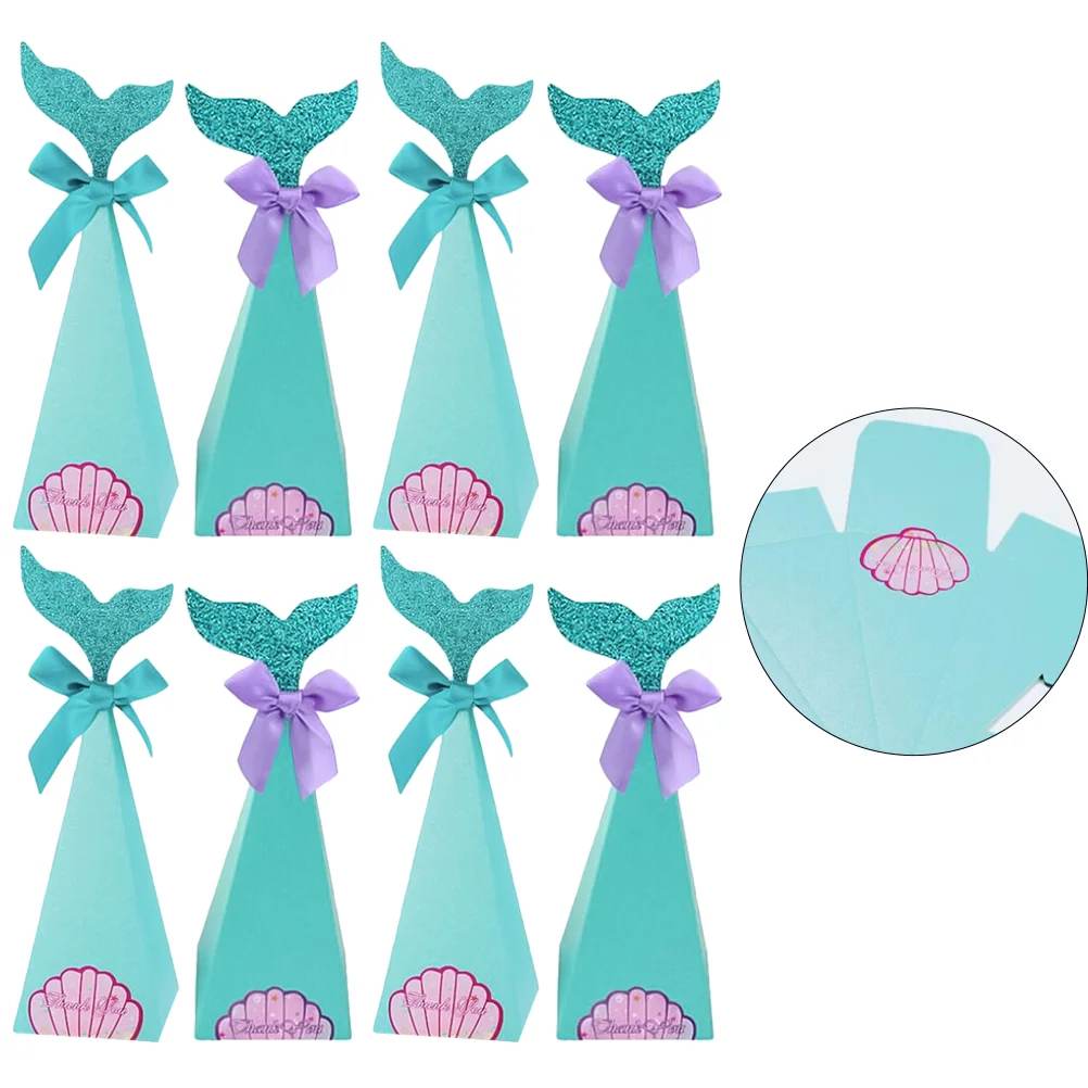 40 шт. коробка конфет с русалкой свадебная банка для хранения контейнер подарков